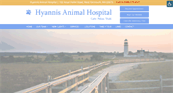 Desktop Screenshot of hyannisanimalhospital.com